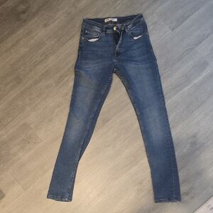 Zara Men's Skinny Jeans in Classic Blue